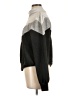Evereve Chevron-herringbone Gray Turtleneck Sweater Size L - photo 5