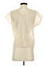 Etcetera 100% Cotton Ivory Short Sleeve Blouse Size 4 - photo 2
