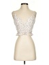 Princess Polly 100% Polyester Ivory Tank Top Size 4 - photo 1