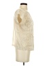Etcetera 100% Cotton Ivory Short Sleeve Blouse Size 4 - photo 4