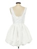 Lulus 100% Polyester Solid White Casual Dress Size S - photo 2