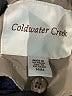 Coldwater Creek 100% Polyester Blue Coat Size M - photo 6