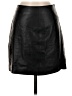 Intermix 100% Polyester Black Faux Leather Skirt Size 4 - photo 1