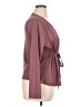 Unbranded Burgundy Long Sleeve Blouse Size XL - photo 4