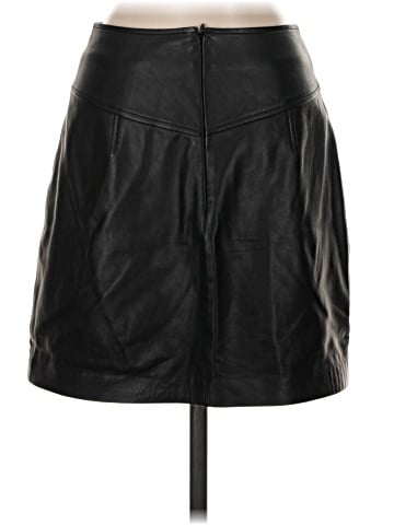 Intermix Faux Leather Skirt (view 2)