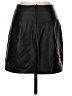 Intermix 100% Polyester Black Faux Leather Skirt Size 4 - photo 2