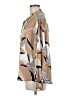 Chenault 100% Polyester Print Tan Long Sleeve Blouse Size M - photo 5