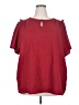 Lush Red Short Sleeve Blouse Size XXXL - photo 1