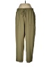 Ella by Rafaella 100% Polyester Solid Green Casual Pants Size L - photo 1