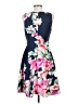 Vince Camuto Floral Blue Cocktail Dress Size 4 - photo 2