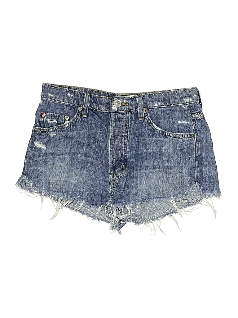 Pre-owned Hudson Denim Shorts In Blue