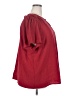 Lush Red Short Sleeve Blouse Size XXXL - photo 4