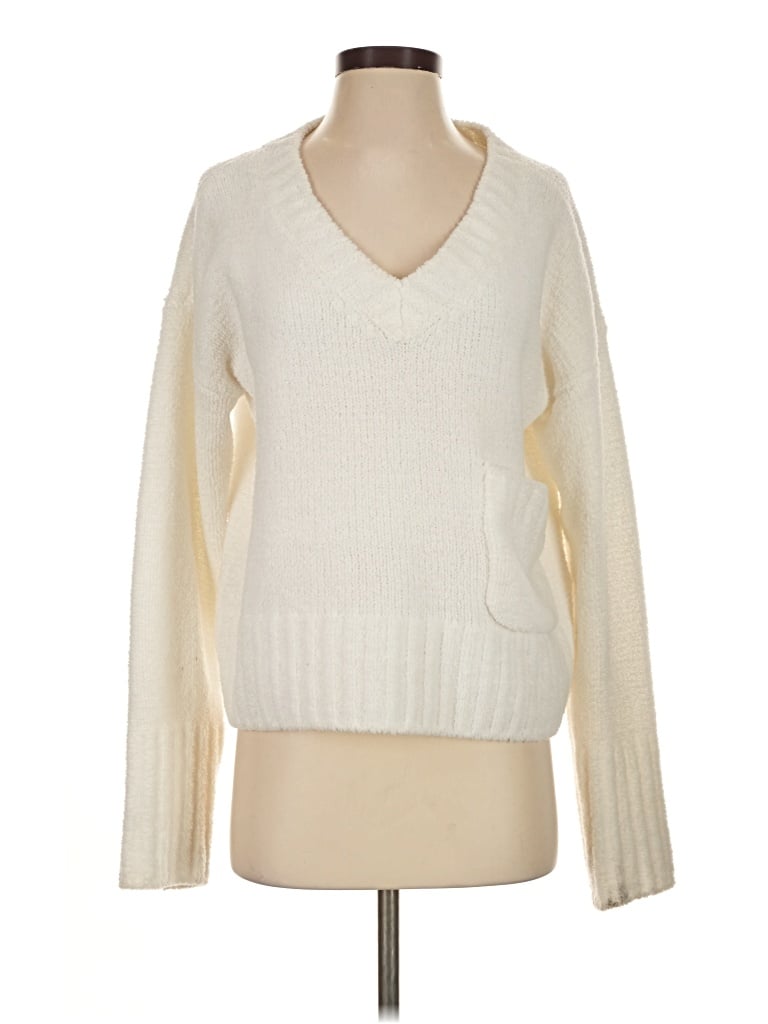 Pre-owned Atm Anthony Thomas Melillo Pullover Sweater In Ivory