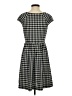 Elle Houndstooth Gray Casual Dress Size S - photo 2