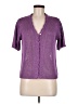 Sag Harbor 100% Polyester Purple Cardigan Size M (petite) - photo 1