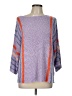 Dokotoo 100% Acrylic Color Block Purple Pullover Sweater Size L - photo 1