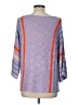 Dokotoo 100% Acrylic Color Block Purple Pullover Sweater Size L - photo 2