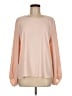 Ann Taylor LOFT 100% Polyester Pink Long Sleeve Blouse Size M - photo 1
