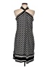 MICHAEL Michael Kors Graphic Black Casual Dress Size L - photo 1