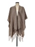 Echo 100% Acrylic Brown Poncho One size - photo 1