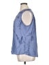 Apt. 9 100% Polyester Blue Sleeveless Blouse Size XL - photo 5