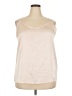Unbranded Ivory Sleeveless T-Shirt Size 2X - photo 1
