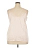 Unbranded Ivory Sleeveless T-Shirt Size 2X - photo 2