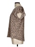 Papermoon Brown Short Sleeve Blouse Size L - photo 5