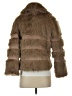 Chico's 100% Polyester Brown Faux Fur Jacket Size Sm (0) - photo 2