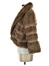 Chico's 100% Polyester Brown Faux Fur Jacket Size Sm (0) - photo 5