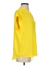 Cynthia Steffe Yellow Short Sleeve Blouse Size S - photo 4