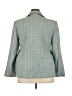 Alfred Dunner 100% Acrylic Tweed Teal Blazer Size 18 - photo 2