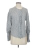 Brook + Lynn 100% Polyester Gray Long Sleeve Blouse Size S - photo 1