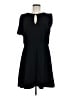 Ann Taylor LOFT Solid Black Casual Dress Size 8 - photo 1