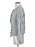 Brook + Lynn 100% Polyester Gray Long Sleeve Blouse Size S - photo 5