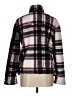 CoffeeShop 100% Polyester Plaid Burgundy Turtleneck Sweater Size L - photo 2