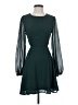 Lulus Solid Teal Casual Dress Size S - photo 1