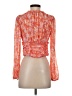 Anthropologie 100% Polyester Orange Long Sleeve Blouse Size S - photo 2