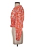 Anthropologie 100% Polyester Orange Long Sleeve Blouse Size S - photo 5