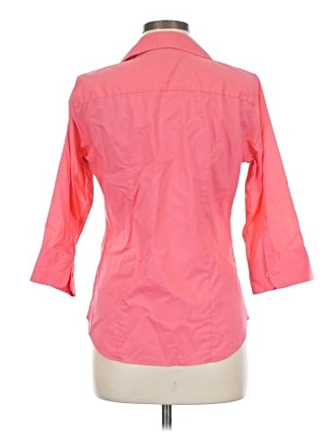 KIRKLAND Signature 3/4 Sleeve Button-Down Shirt (view 2)