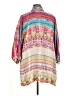 Johnny Was 100% Rayon Pink Kimono Size XL - photo 2