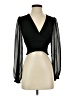 Wilfred 100% Polyester Black 3/4 Sleeve Blouse Size XS - photo 1