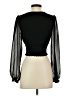 Wilfred 100% Polyester Black 3/4 Sleeve Blouse Size XS - photo 2
