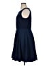 Cremieux 100% Polyester Solid Blue Casual Dress Size 14 - photo 5