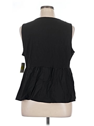 Terra & Sky Sleeveless Blouse (view 2)