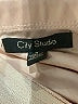 City Studio 100% Polyester Metallic Tan Cocktail Dress Size 3 - photo 7