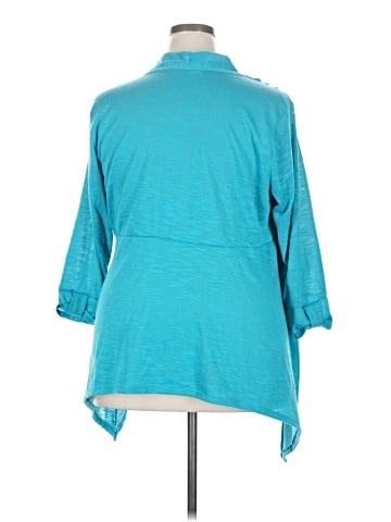 NY Collection 3/4 Sleeve Top (view 2)