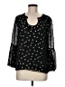 Lilly Pulitzer Black 3/4 Sleeve Blouse Size M - photo 1