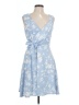 Bobeau Blue Casual Dress Size L - photo 1