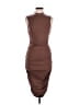 Shein Solid Brown Cocktail Dress Size 6 - photo 1